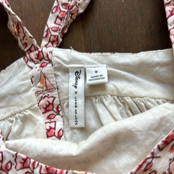 Size 8 Janie and Jack Disney Princess Moana lined cotton dress - Picture 3 of 8